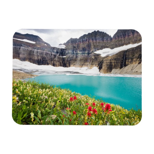 Grinnell Glacier Magnet (Horisontell)