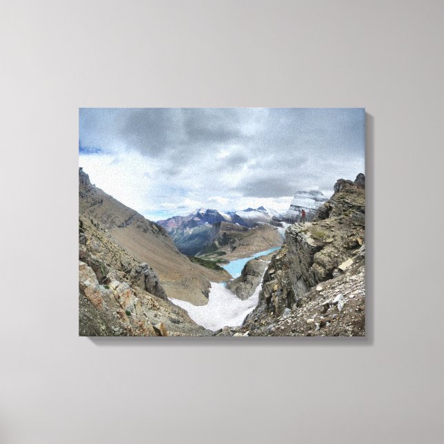 Grinnell Glacier Overlook Detail - Glacier Canvastryck (Framsida)