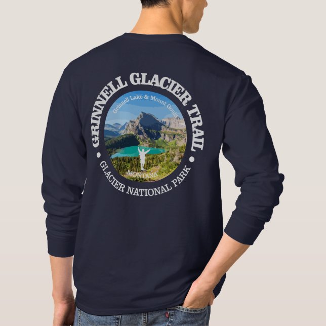 Grinnell Glacier Trail T Shirt (Baksida)