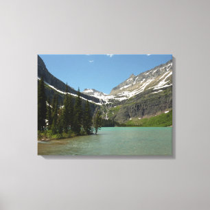 Grinnell Lake vid Glacier National Park Canvastryck