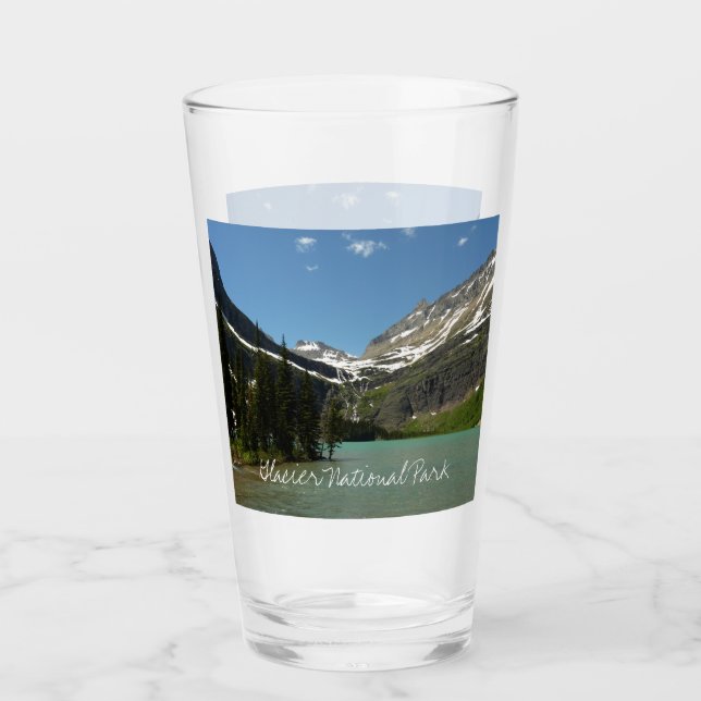 Grinnell Lake vid Glacier National Park Glaskopp (Framsida)