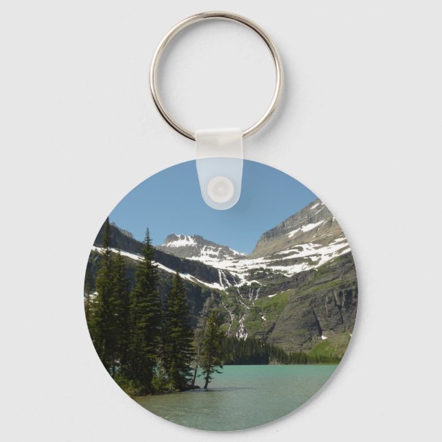 Grinnell Lake vid Glacier National Park Nyckelring (Framsida)
