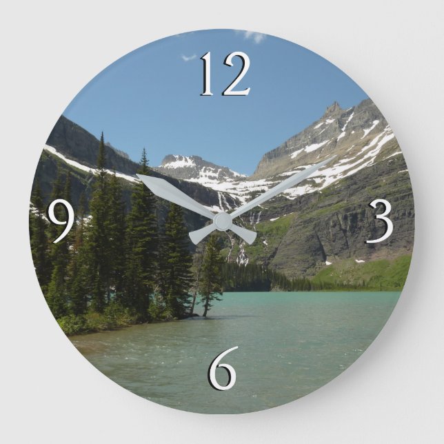 Grinnell Lake vid Glacier National Park Stor Klocka (Framsida)