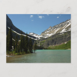 Grinnell Lake vid Glacier National Park Vykort