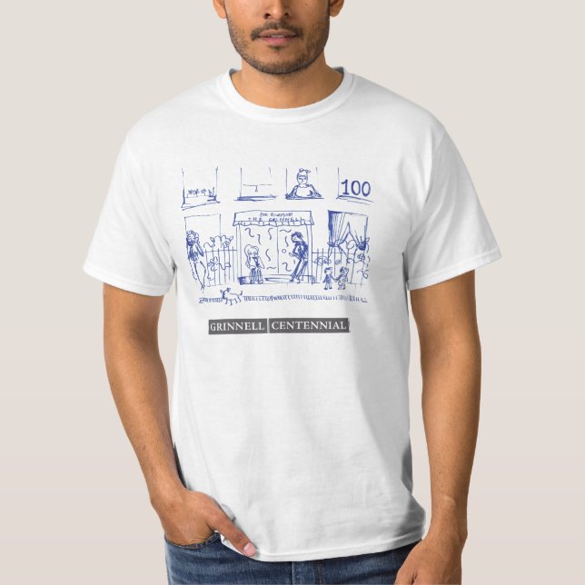 Grinnell på 100, #4 t shirt (Framsida)