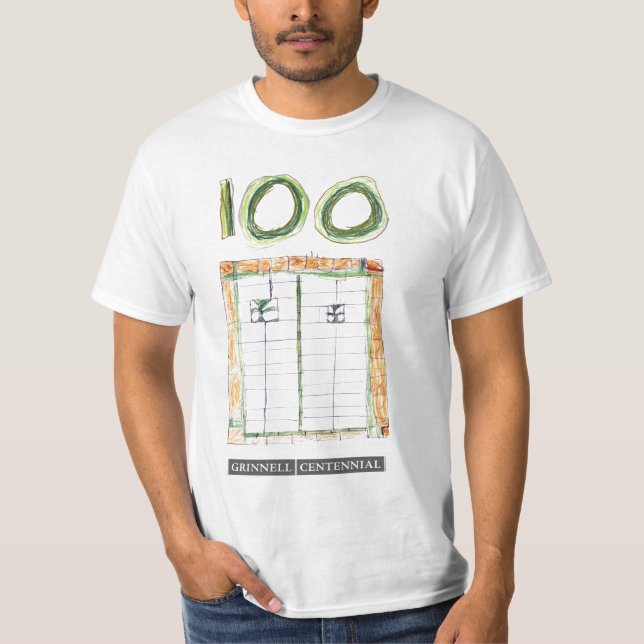 Grinnell på 100, #7 tee shirt (Framsida)