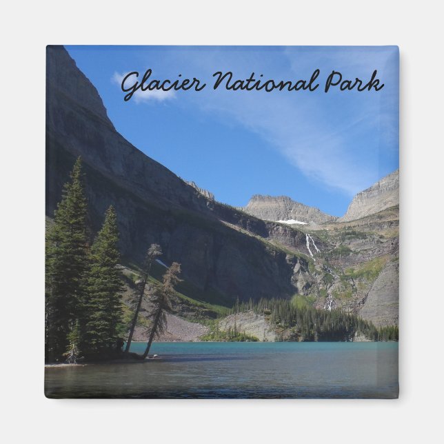 Grinnell Sjö - Glacier nationalpark Magnet (Framsidan)