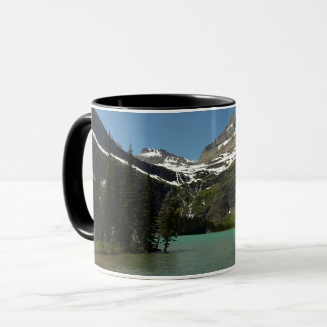 Grinnell Sjö vid Glacier nationalpark Mugg (Framsida vänster)