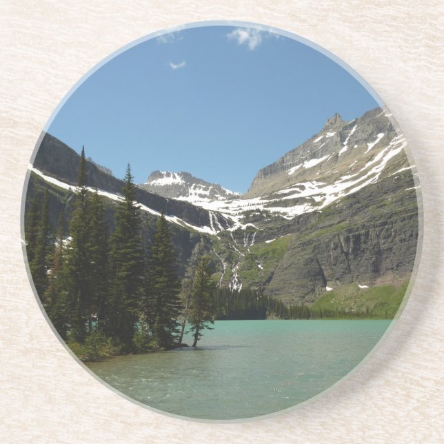 Grinnell Sjö vid Glacier nationalpark Underlägg (Framsidan)