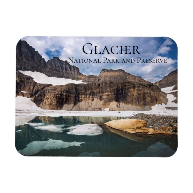 Grinnell Valley, Glacier National Park, Montana Magnet (Horisontell)