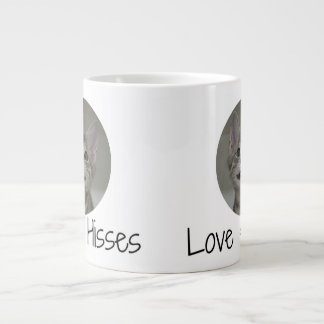 Grinnin Francois på en jätte mugg Jumbo Mugg