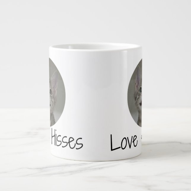 Grinnin Francois på en jätte mugg Jumbo Mugg (Framsidan)