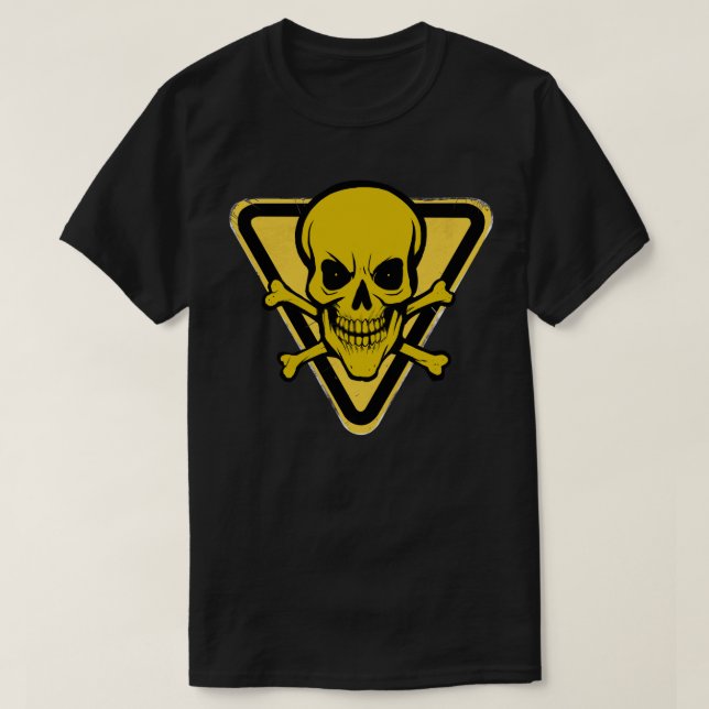  grinning av skalet T-Shirt V2 (Design framsida)