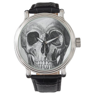 Grinning av skullbevakning armbandsur