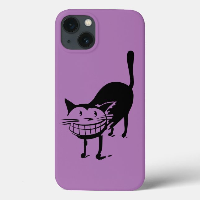 Grinning Cat Fodral-Mate iphone case (Baksida)