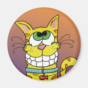 Grinning Cat Magnet