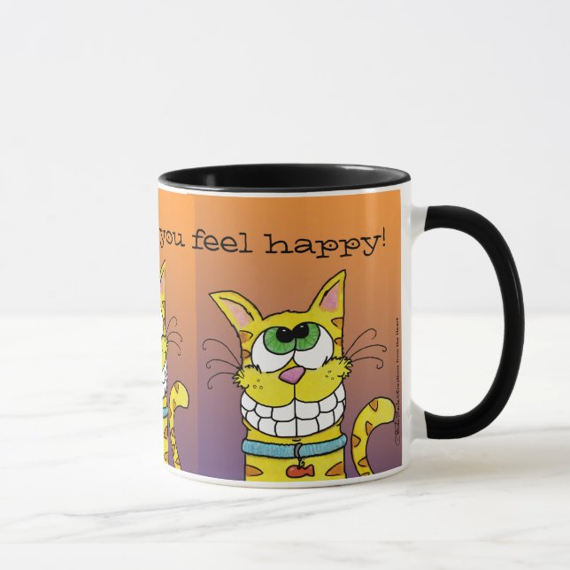 Grinning Cat Mugg (Höger)
