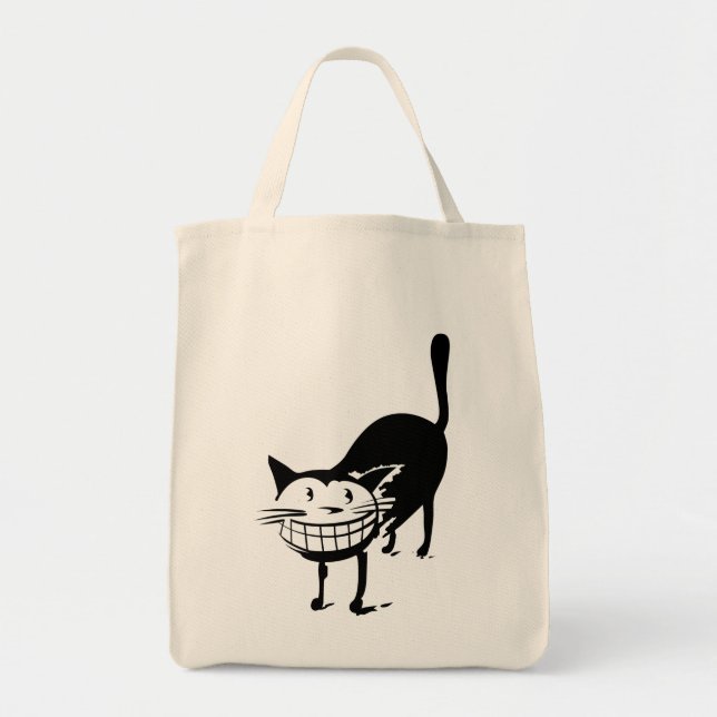 Grinning Cat Tygkasse (Framsidan)