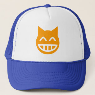 Grinning Emoji Cat Truckerkeps