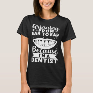 Grinning från Öar till Öar eftersom jag är tandläk T Shirt