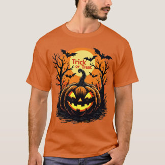 Grinning Gourds & Ghoulish Nights T Shirt
