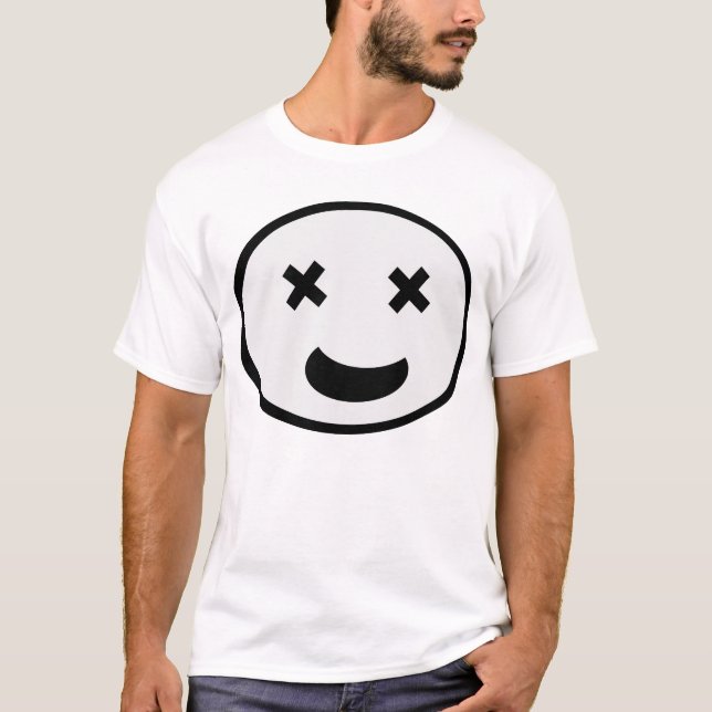 Grinning Like a Loon – Silly Expression Art T Shirt (Framsida)