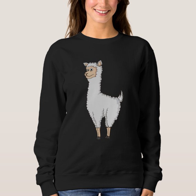 Grinning Llama T Shirt (Framsida)