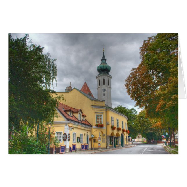 Grinsing Hälsningskort (Framsidan Horizontal)