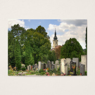 Grinzinger Friedhof, Wien Österreich Visitkort