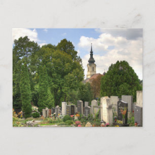 Grinzinger Friedhof, Wien Österreich Vykort