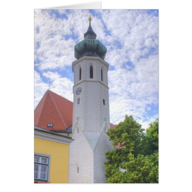 Grinzinger Pfarrkirche Hälsningskort (Framsidan)