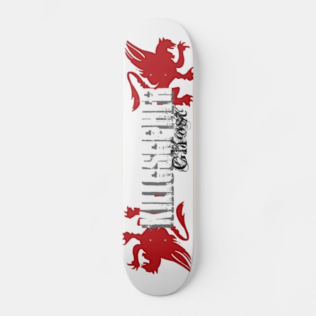 Grip däck för spökeKillosopher Skateboard Bräda 19,5 Cm (Framsida)