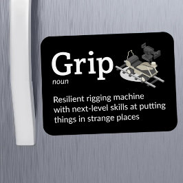 Grip-definition - filmbesättning 3 tum x 4 tum Fle Magnet