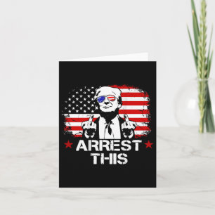 Grip den här Trump Finger Pro Trump-Flagga i Ameri Kort
