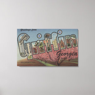 Grip Georgia - stora brevplatser Canvastryck