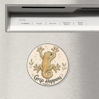 Grip Händer, Gecko Kylskåpsmagnet. Magnet