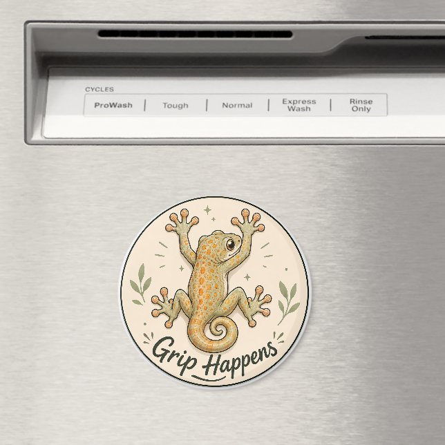 Grip Händer, Gecko Kylskåpsmagnet. Magnet (In Situ (Dishwasher))