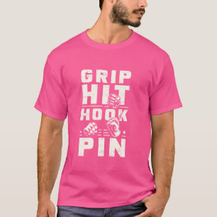 Grip Hit Hook Pin Tränings slogan för fighting T Shirt