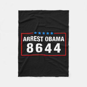 Grip Obama 2025 Vintage 8644 USA Flagga Män Kvinno Fleecefilt
