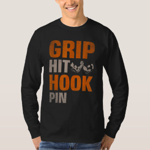 Grip Slå Krok Pin Arm Wrestler Arm Wrestling Champ T Shirt