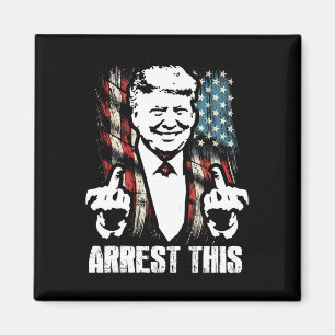Grip Tillsammans Denna Trump Rolig Finger USA Amer Magnet