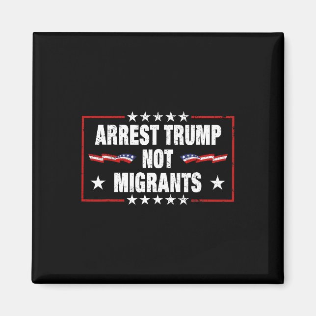 Grip Trump Inte Migranter Grip Trump  Magnet (Framsidan)
