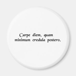 Gripa dagen, förtroende så lite som möjlighet magnet