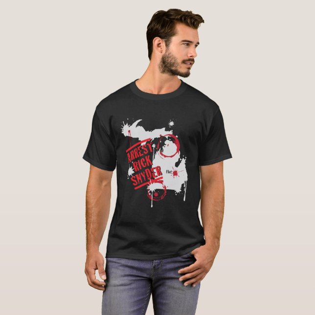 Gripandestack Snyder Tee Shirt (Hel framsida)