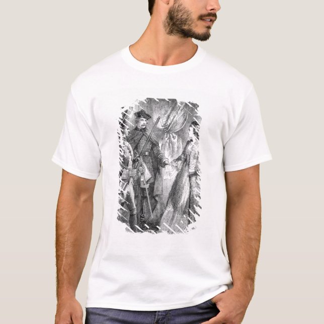 Gripandet av Caroline Matilda T-shirt (Framsida)