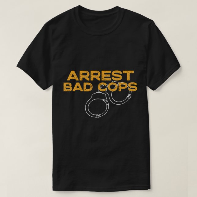 Gripandet av dåliga poliskår (Cops Anti Corruption T Shirt (Design framsida)