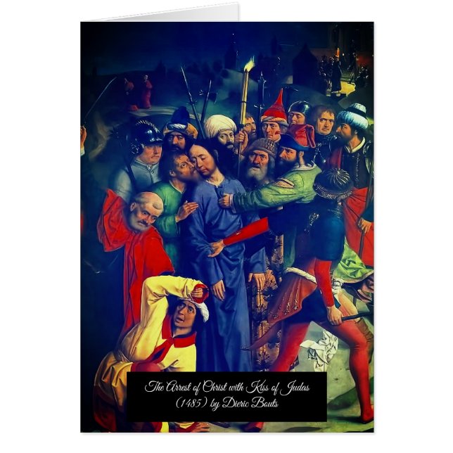 Gripandet av Kristus Hälsningskort (Framsidan)
