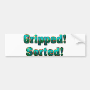Gripat! Sorterat! Bildekal