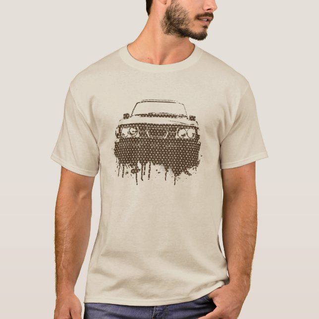 gripen 99turbo utrustar parodihäftetrycket - brunt tee shirt (Framsida)