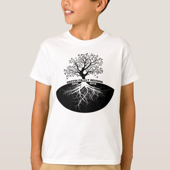 Gripfamiljmöte 2019 - ungeformat t shirt (Framsida)